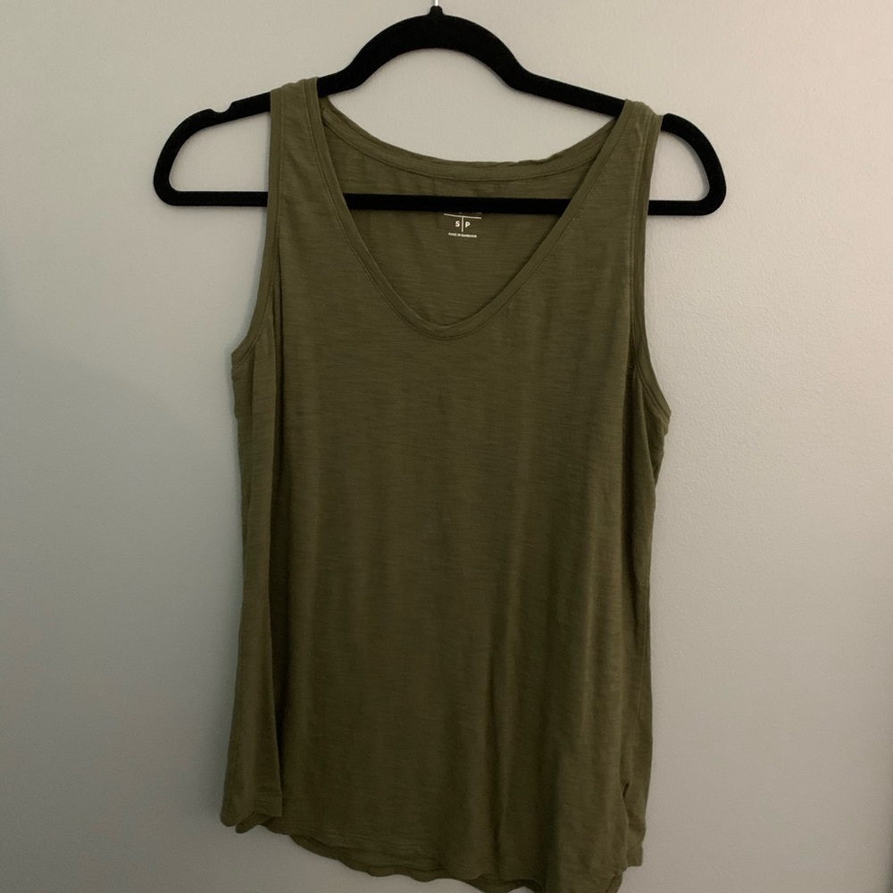 Old Navy Army Green Tank Top